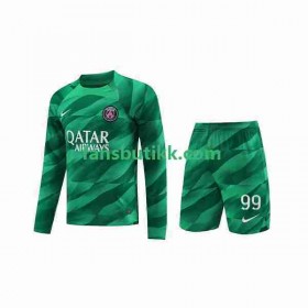 Fotballdrakt Paris Saint-Germain Donnarumma 99 Keeper Barn Hjemmetrøye 2023-2024 Langermet